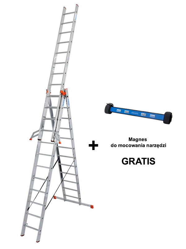 KRAUSE Monto Tribilo drabina aluminiowa wielofunkcyjna 3x12 PROMOCJA